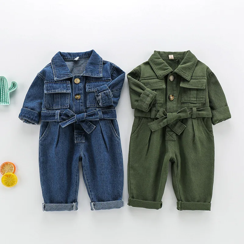 Baby Overall Denim - Monos vaqueros de primavera 2026 para
