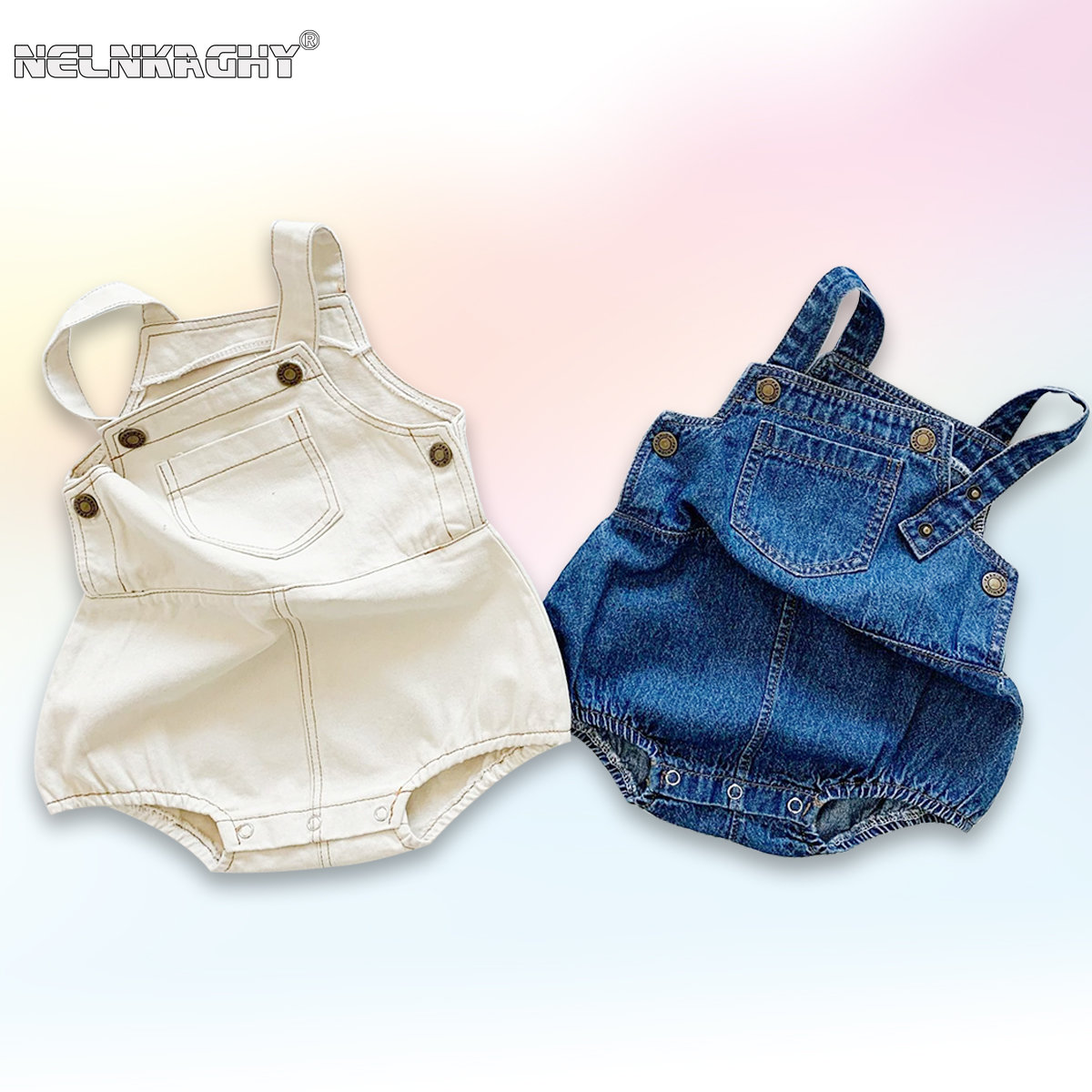 Baby Overall Denim - 2025 nuevo en verano, monos de