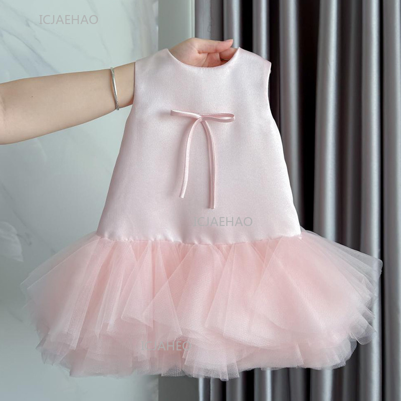 Baby Clothing Dresser - Vestido de fiesta, chaleco rosa para