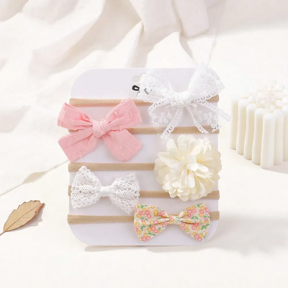 5 unids/set diadema elástica p - Newborn Gift Set reseña y precio