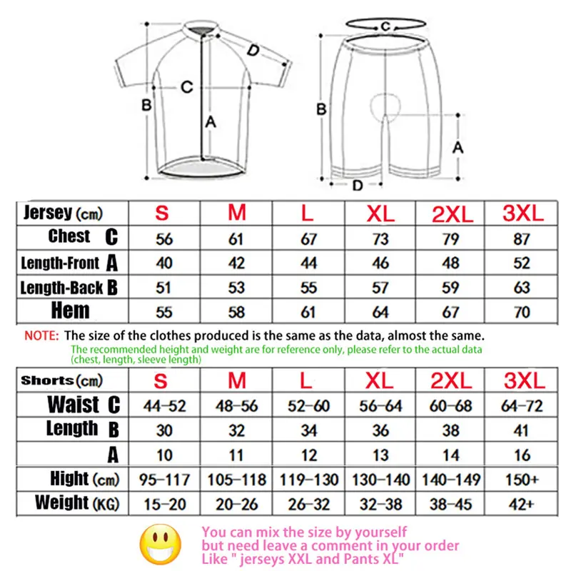 Conjunto de Jersey de ciclismo - Baby Clothing Factory reseña y precio
