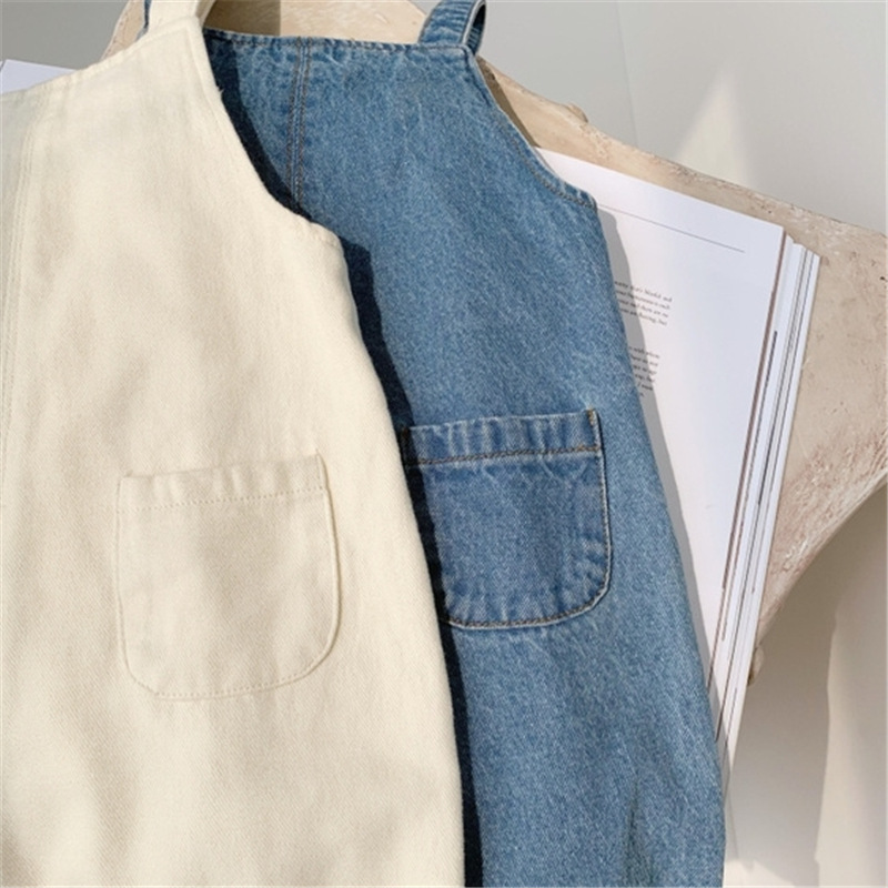 Monos de mezclilla sólidos par - Baby Overall Denim reseña y precio