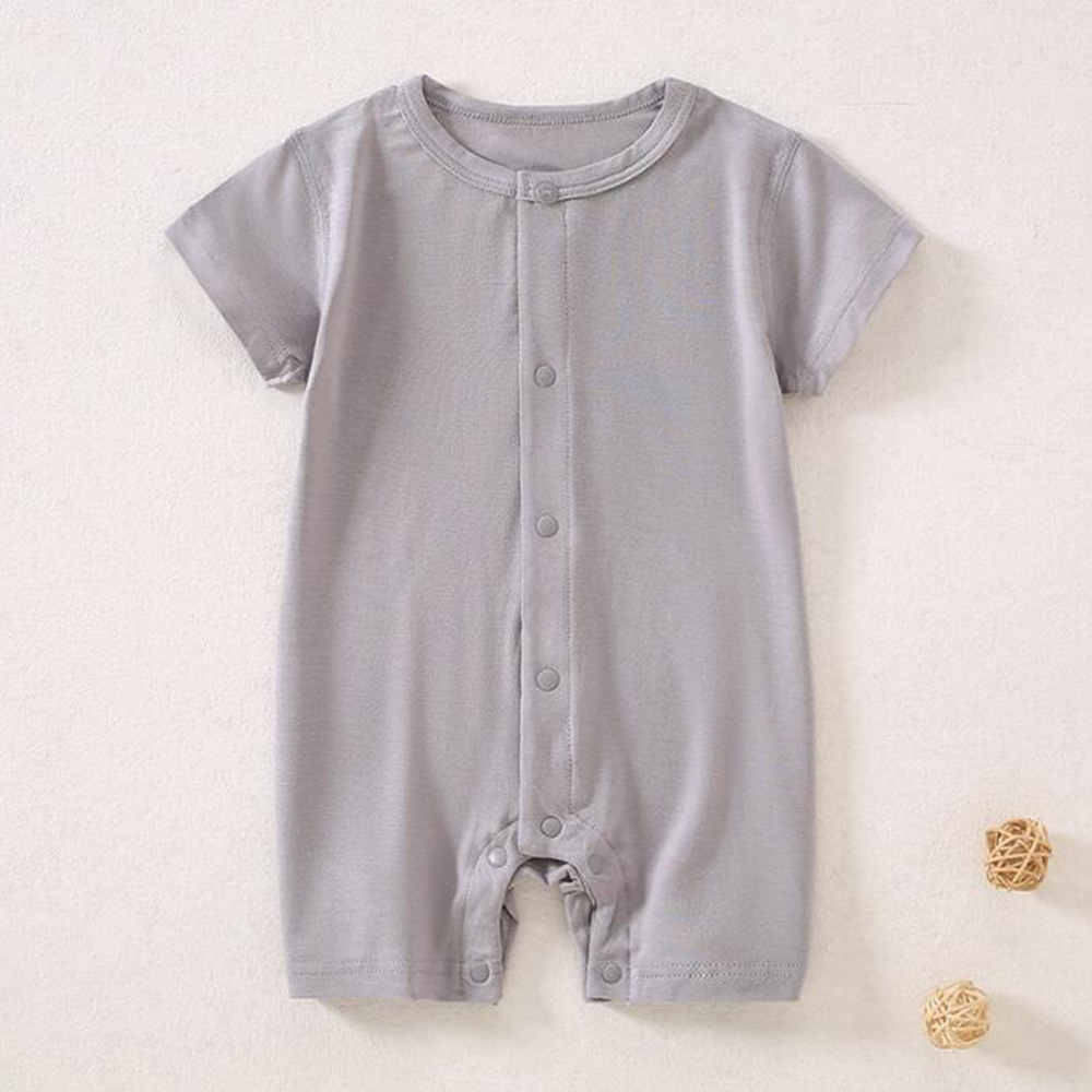 Mameluco de bebé de manga cort - Baby Clothing Factory reseña y precio