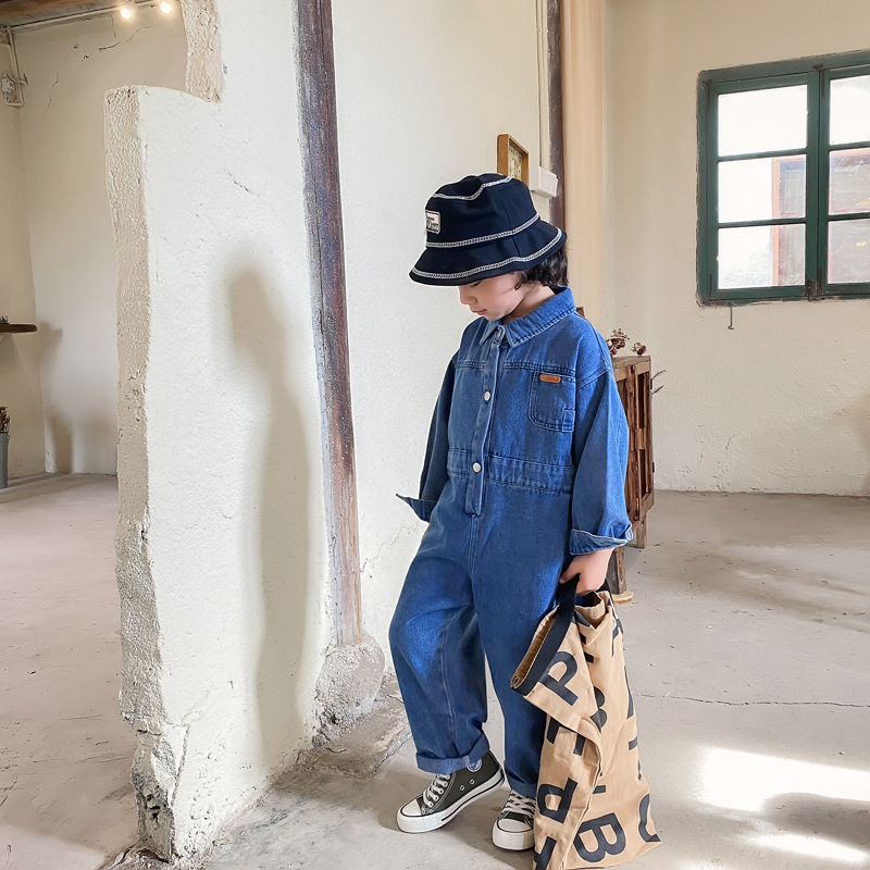 2024 otoño niños monos de mezc - Baby Overall Denim reseña y precio