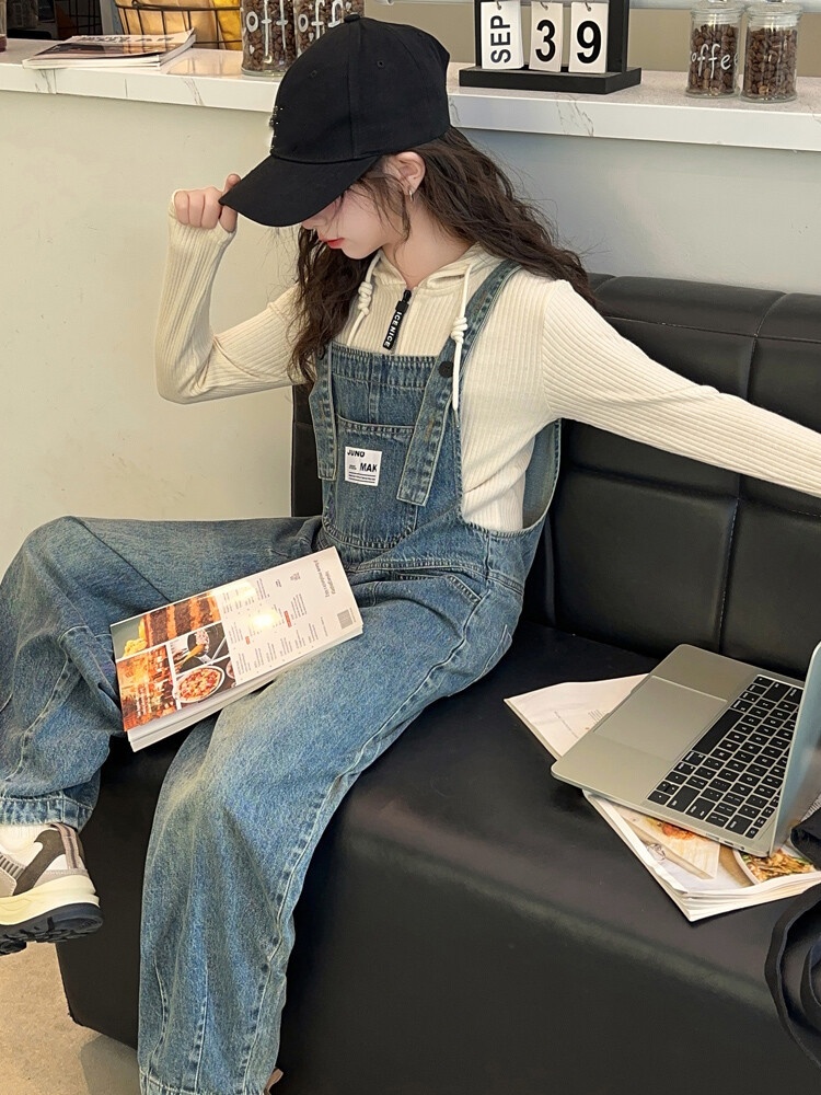 Monos de primavera cómodos par - Baby Overall Denim reseña y precio